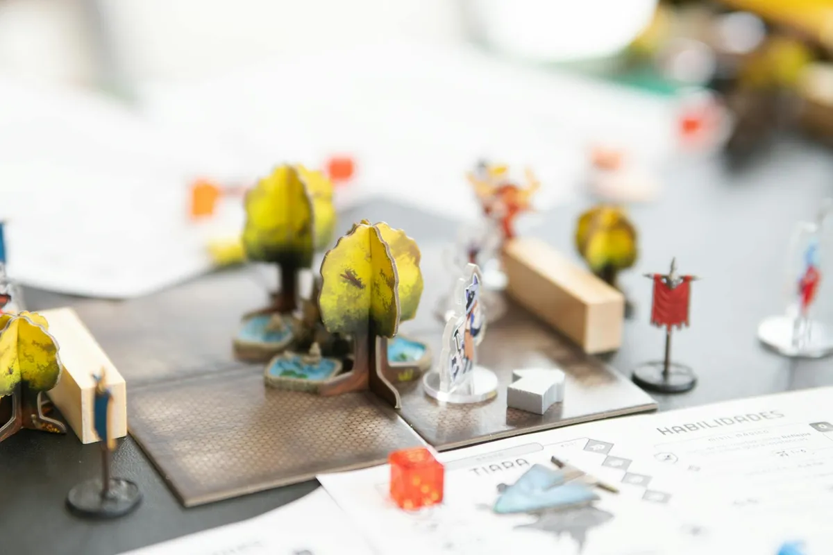 An RPG character build planning sheet